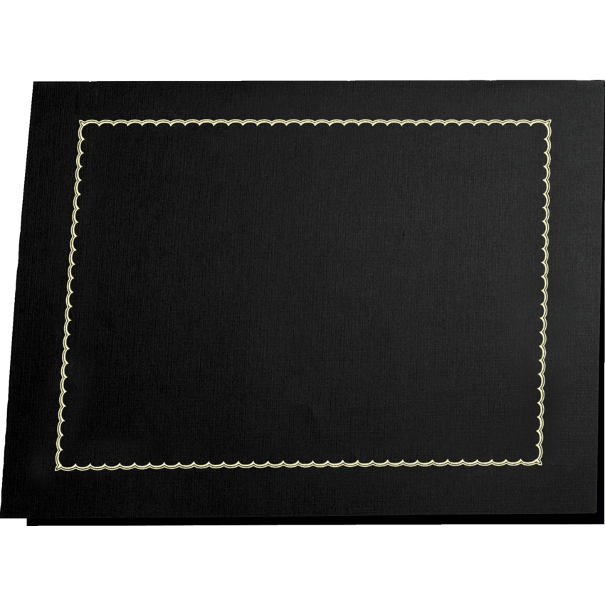 St. James® Certificate Holders Classic Black 5/pkg