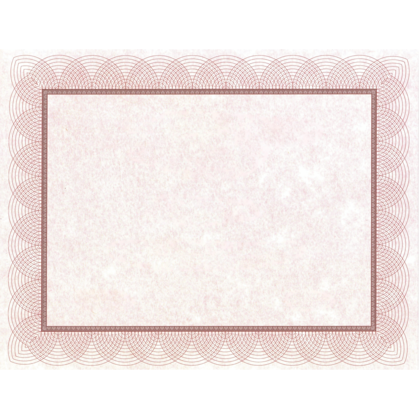 St. James® Regent Certificates Red & Silver 100/pkg