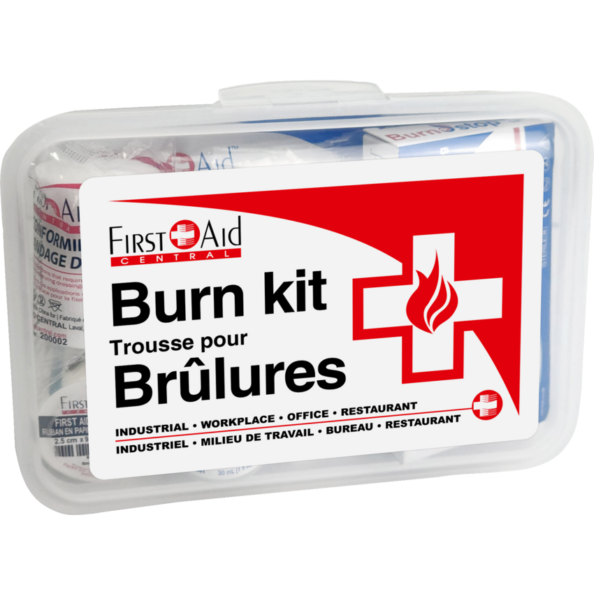First Aid Central® Smart Compliance® Cabinet Add-Ons Burn Kit