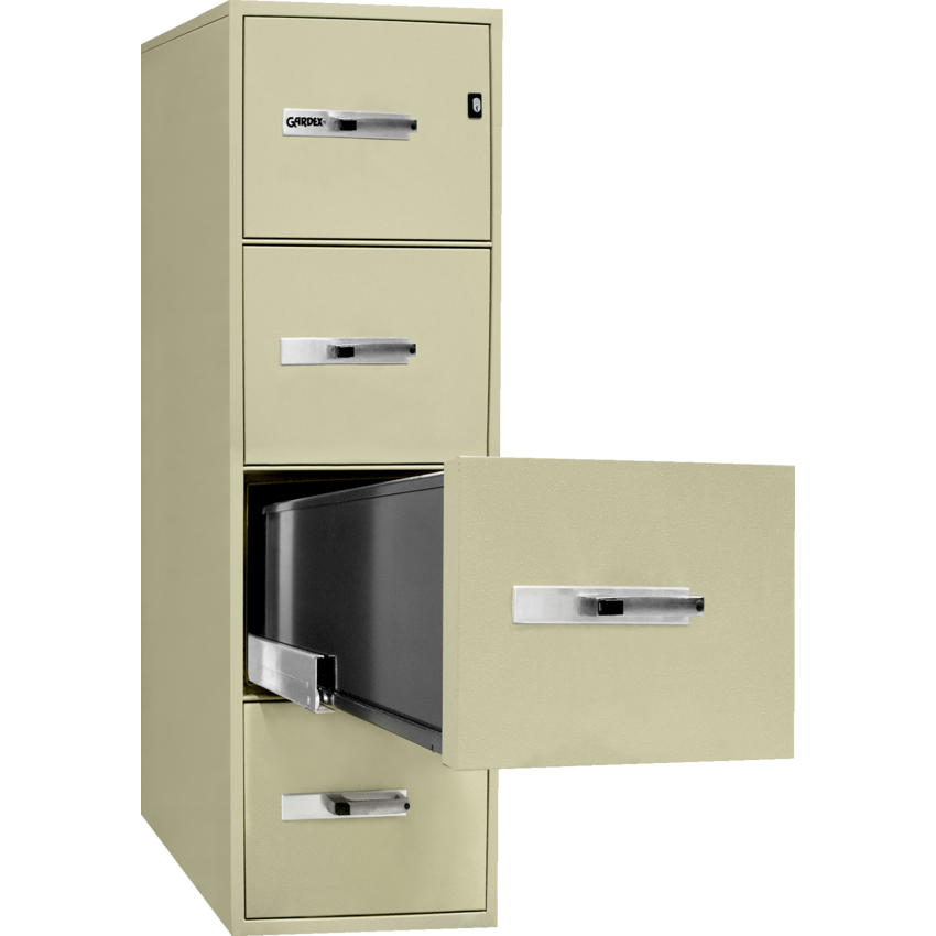 Gardex® Insulated Vertical Filing Cabinet 4-Drawer Legal 31"D