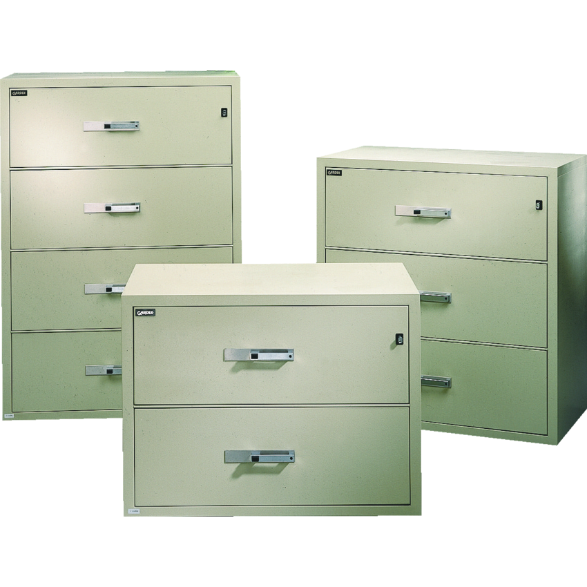 Gardex® Insulated Lateral Filing Cabinet 3-Drawer Beige