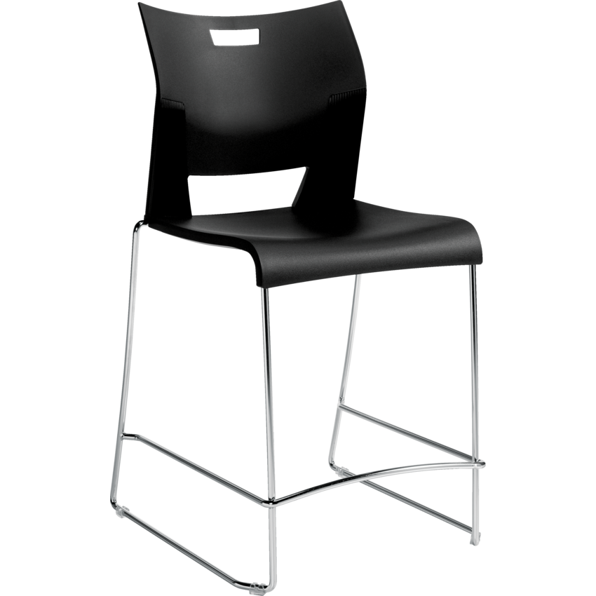 Global® Duet™ Counter Height Stool 24" Armless Night
