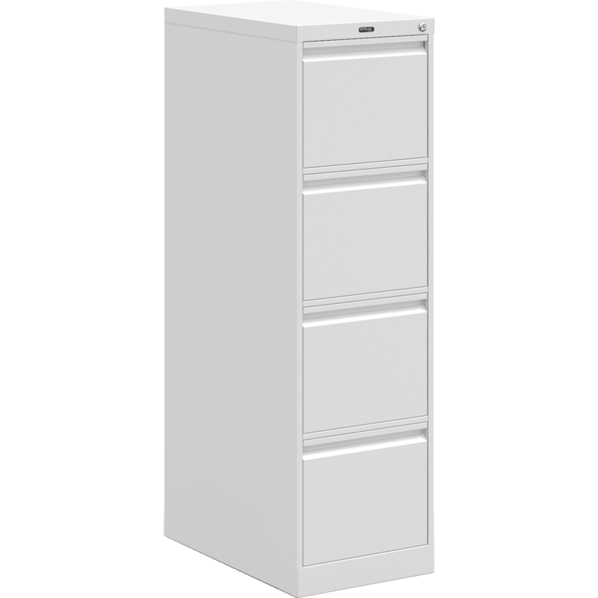 Offices to Go Vertical File 4-Drawer Letter Designer White