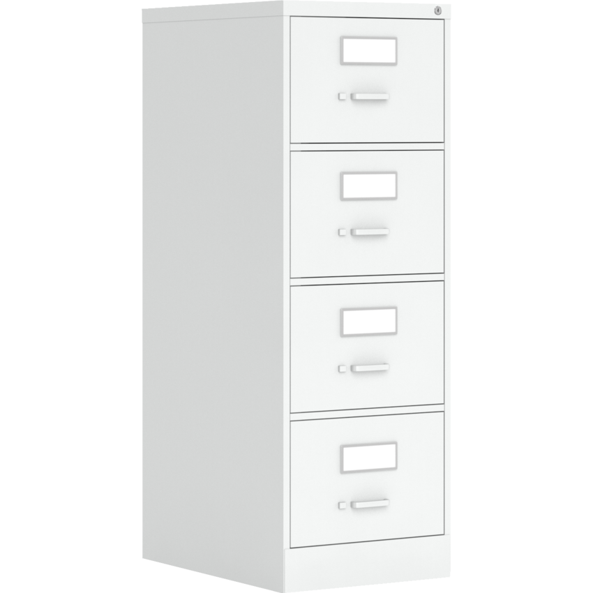 Global® Fileworks® 2600 Series Vertical File 4-Drawer Legal Designer White