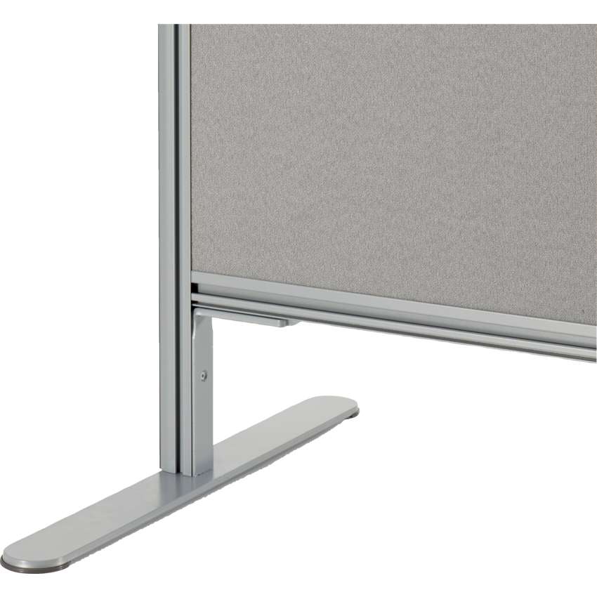 Offices to Go® Panel Single Flat Foot Tungsten
