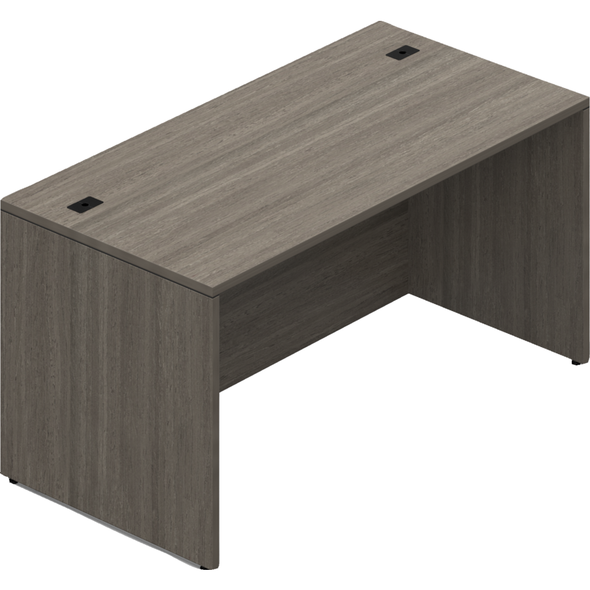 Offices To Go® Newland™ Rectangular Desk 60"W x 29-7/10"D x 29-3/5"H Absolute Acajou finish