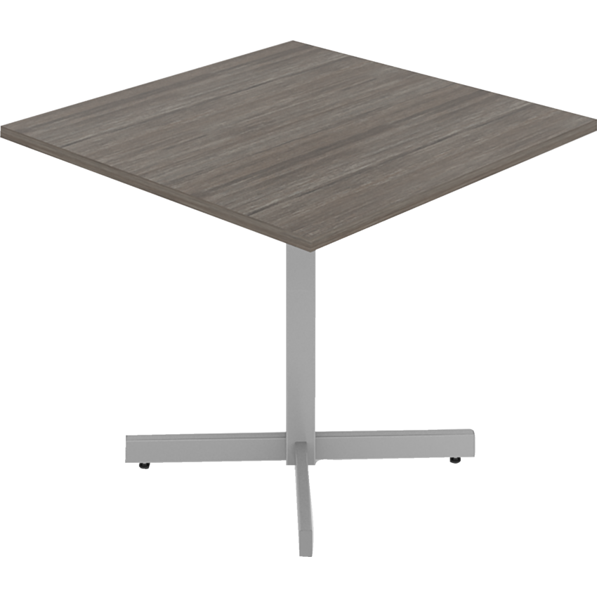 Offices to Go® Newland™ Table Square top 36"W x 36"D x 29"H Absolute Acajou finish