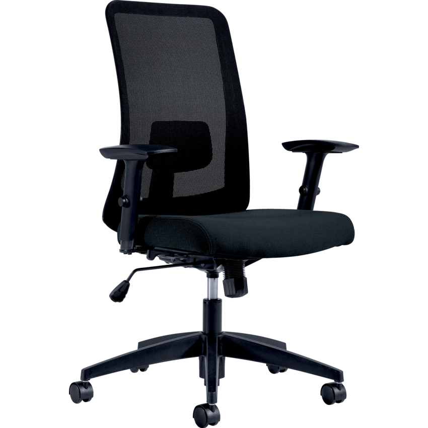 Offices to Go® Adapt High Back Synchro-Tilter Chair Carbon