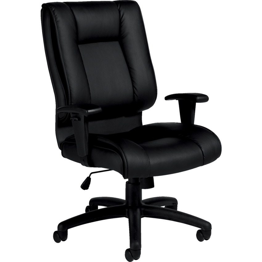 Offices to Go Ashmont High Back Tilter Chair LuxPlus fabric Black