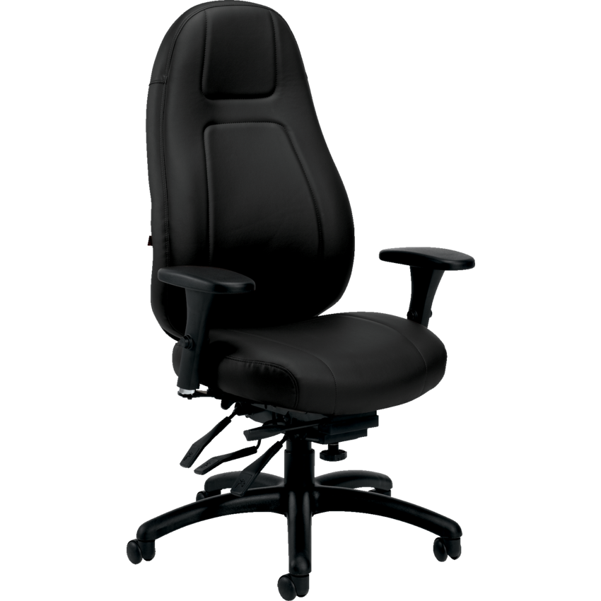 Basics® ObusForme® Elite Multi-Tilter High Back Chair LuxPlus fabric Black