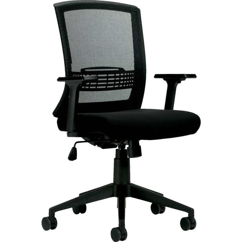 Offices To Go® Toma Synchro-Tilter Chair Black
