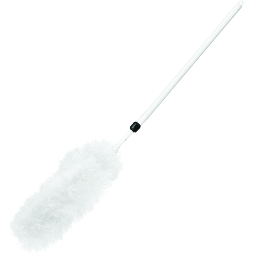 Globe® Microfiber Duster Long Handle White