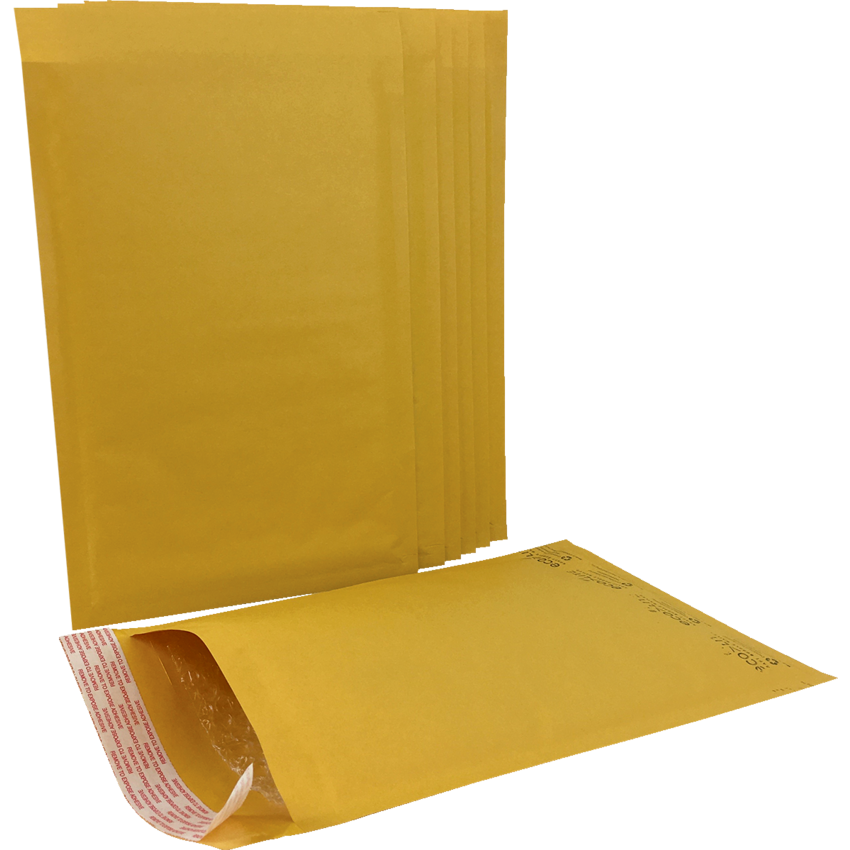 EcoLite Cushioned Mailers #00 4-7/8" x 9" Golden Kraft 250/box