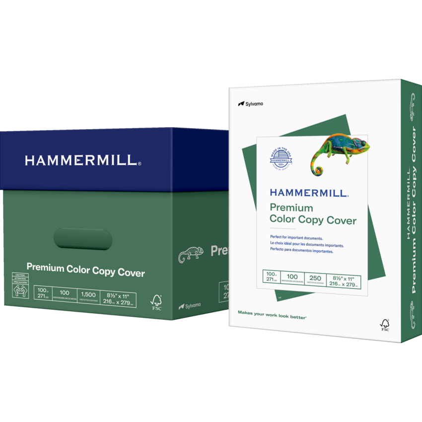 Hammermill® Color Copy Digital Cover™ Paper 100B 100lb Letter 250/pkg