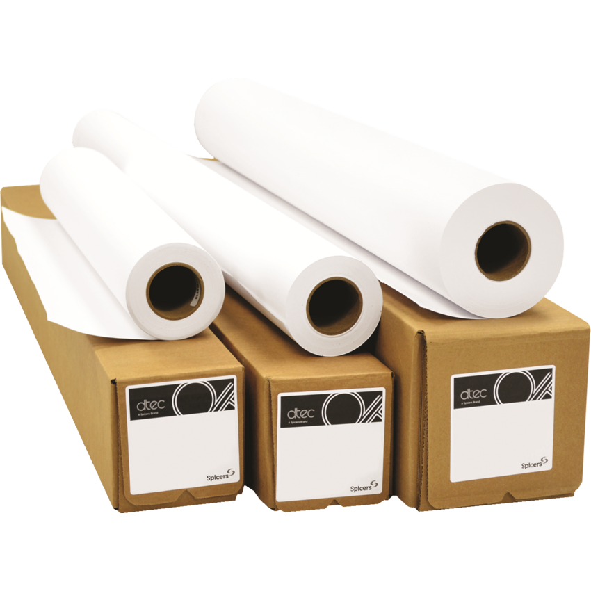 dtec® AQ Coated Bond Wide Format Paper Matte 97B 24 lb 24" x 150'