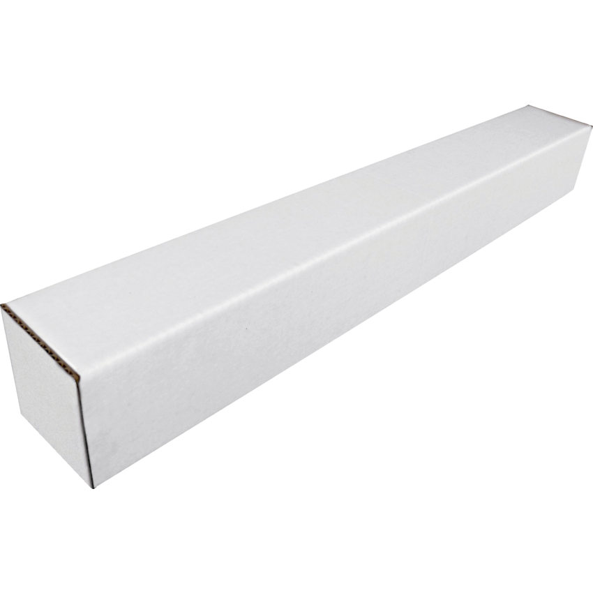 Square Mailing Tube 25" x 3" White