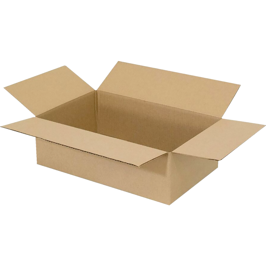 Kraft Corrugated Shipping Boxes 12"W x 12"D x 4"H 25/pkg