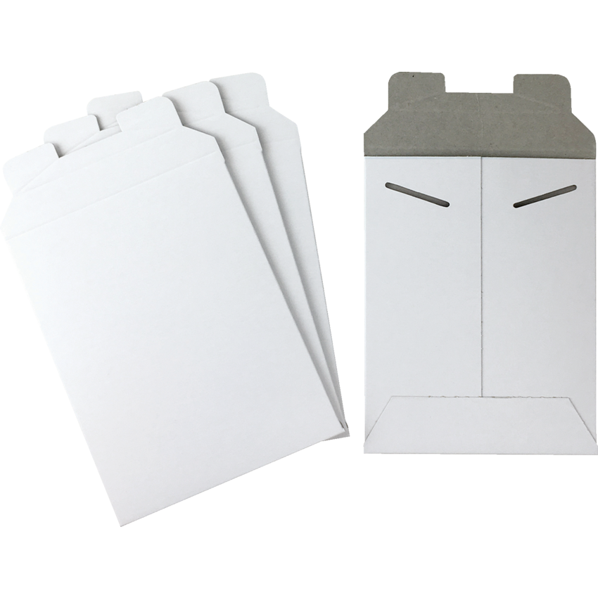StayFlat® Mailers Locking Tab 9" x 11-1/2" White 100/cse