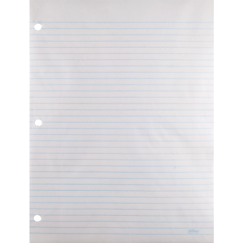 Hilroy Refill Sheets 10-7/8" x 8-3/8" 200 sheets/pkg