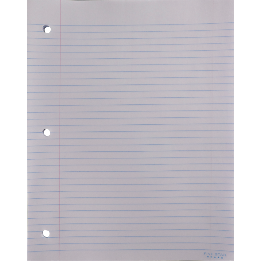 Five Star® College Ruled Refill Sheets 200/pkg