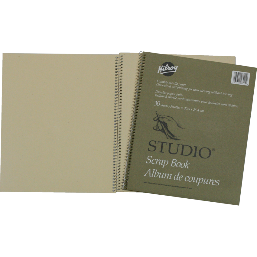 Hilroy Studio® Scrap Book 12" x 10" 30 sheets