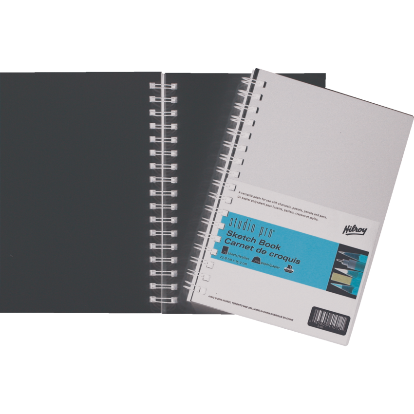 Hilroy Studio Pro® Poly Cover Coil Sketch Book 9" x 6" 75 Sheets