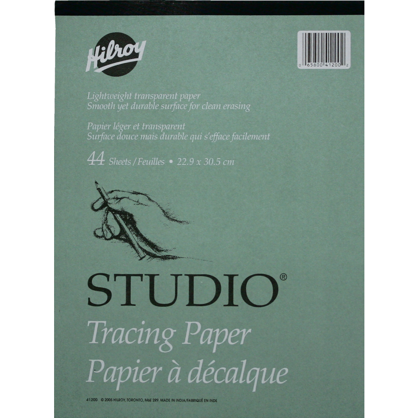 Hilroy Studio® Tracing Paper 9" x 12" 44 sheets/pad