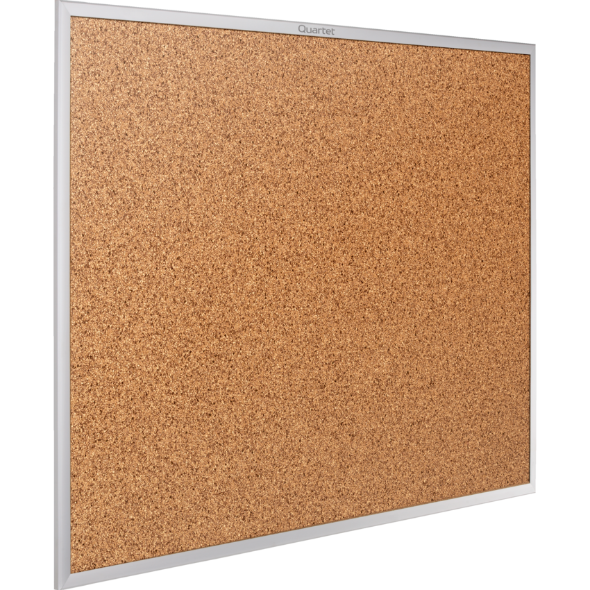 Quartet® Standard Cork Board 48" x 96" Aluminum Frame
