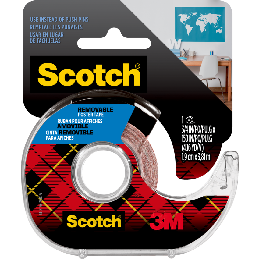 Scotch® Removable Poster Tape 3/4