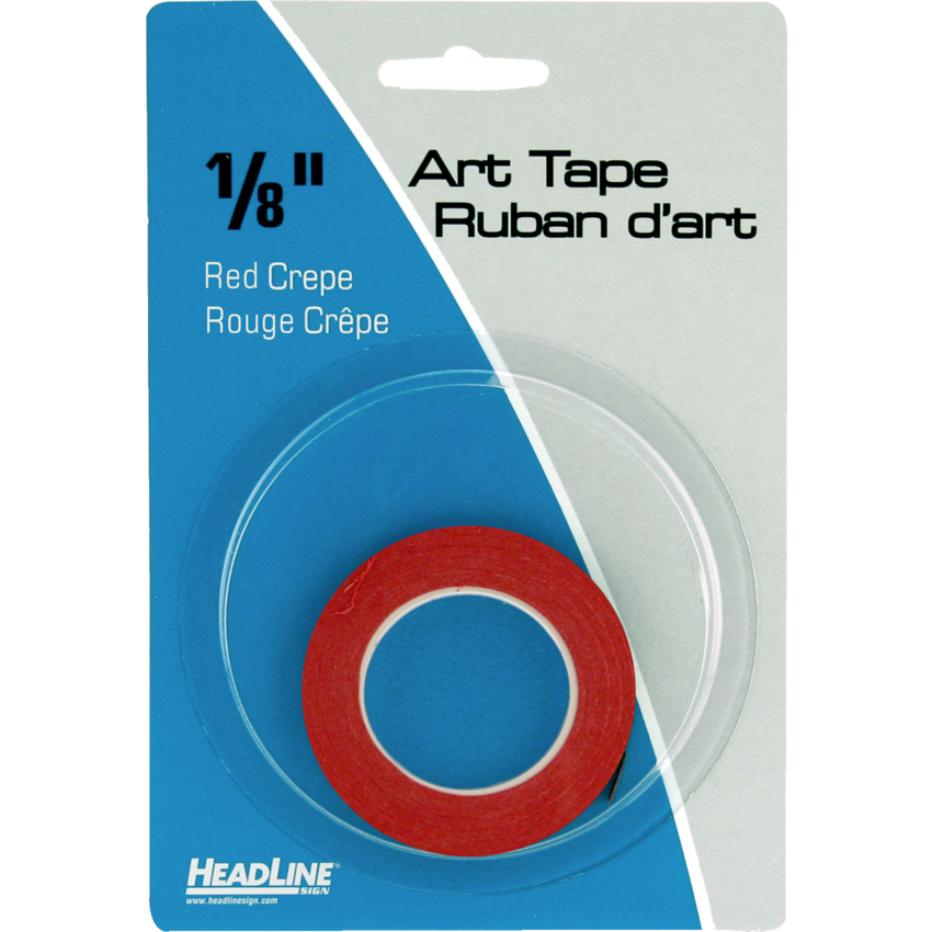 Headline® Graphic Art Tape 1/8" x 324" Red