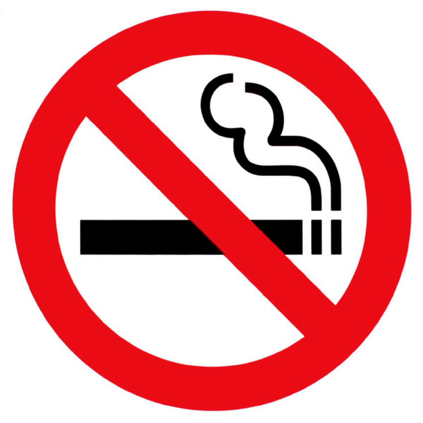 Headline® International Symbol Sign No Smoking 3x3
