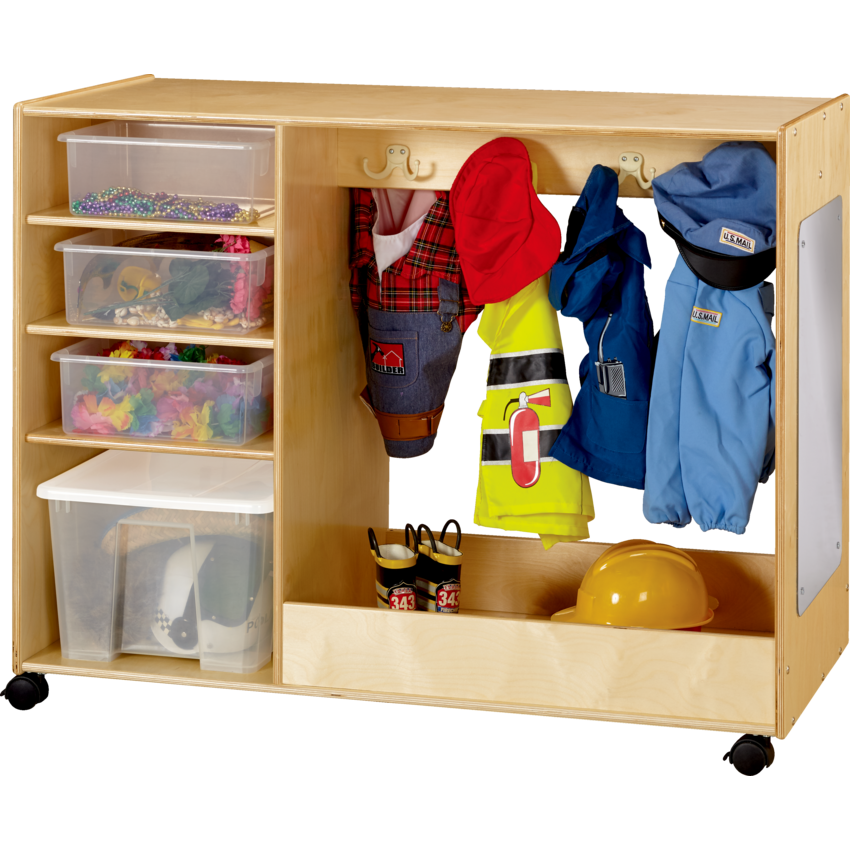 Jonti-Craft® Dress-Up Center with Bins 48"W x 23"D x 38-1/2"H