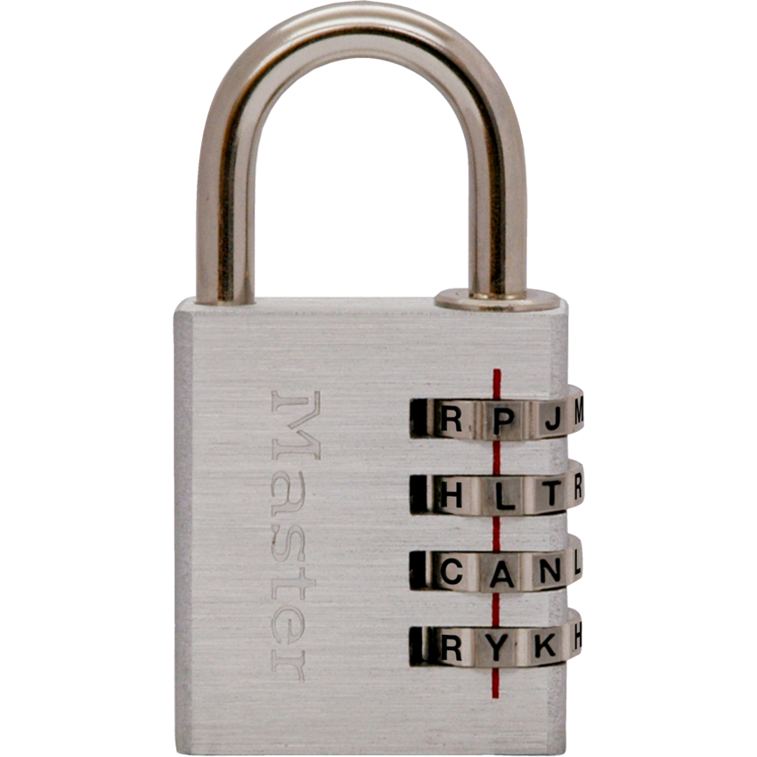 Master Lock® Set Your Own Word Combination Padlock 1-9/16" (40mm)
