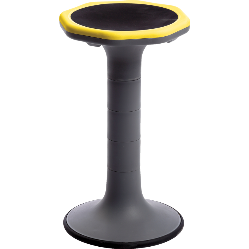 Mitybilt Jive Balance Stool 21"H Yellow