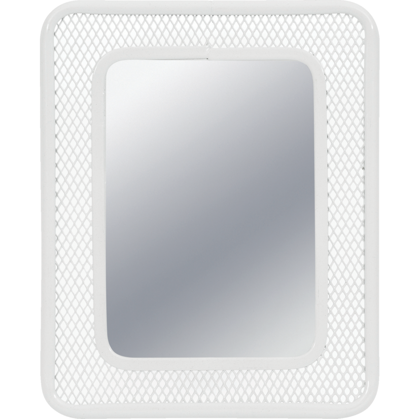 Merangue LOCKER WORX™ Mesh Magnetic Mirror 5-1/2" x 7-3/8" Assorted Colours