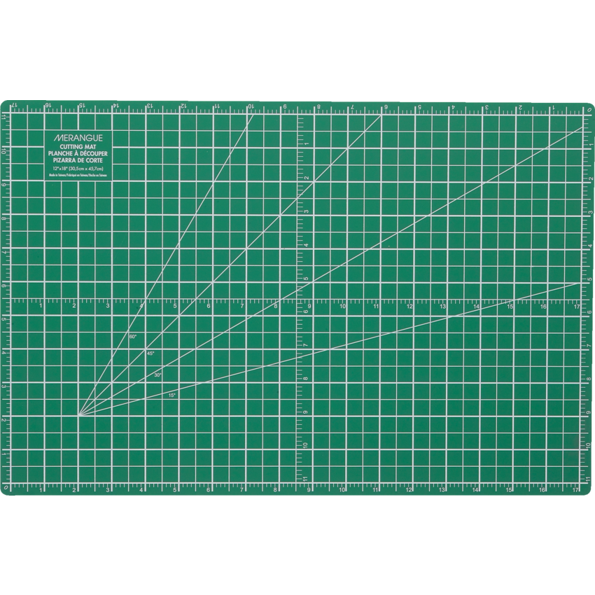 Merangue Self-Healing Cutting Mat 12" x 18" Green