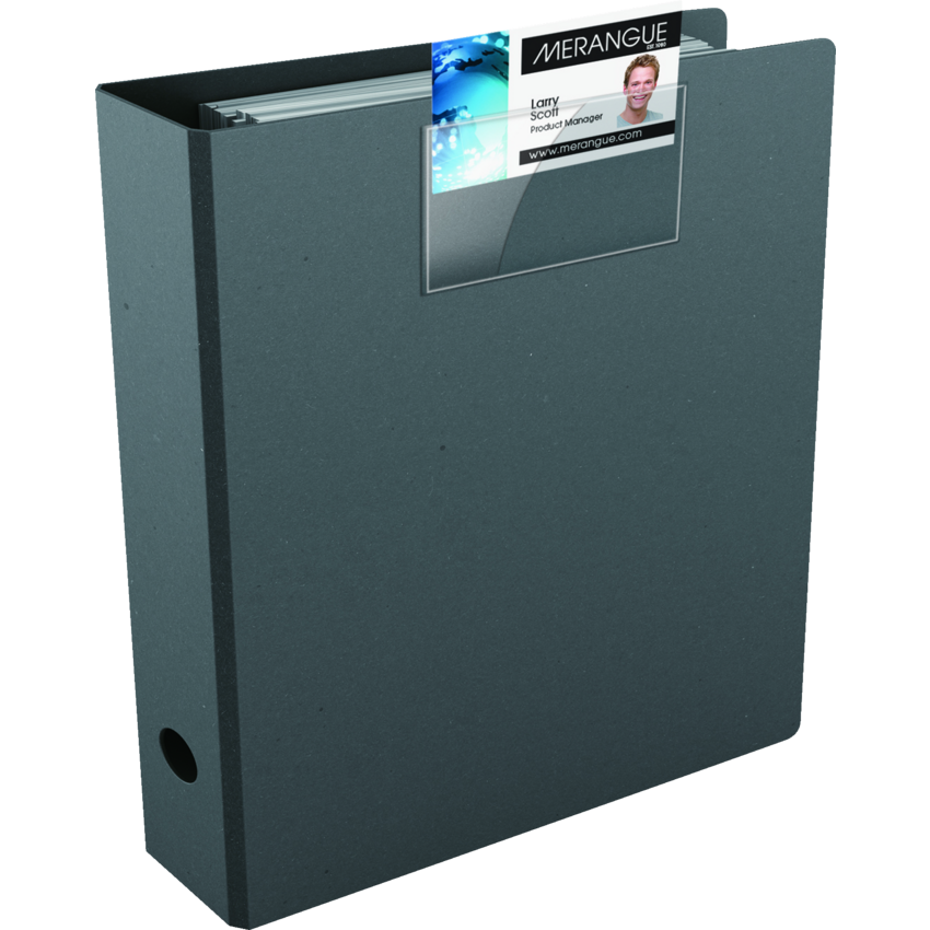 Merangue Self-Adhesive Business Card Pockets 2-1/4" x 3-3/4" 20/pkg