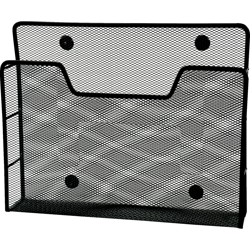 Winnable Magnetic Mesh File Holder Letter Black