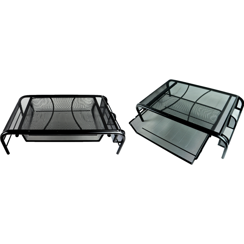 Winnable Mesh Monitor/Printer Stand Black