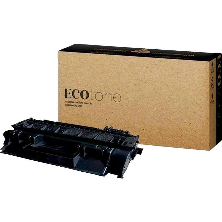 EcoTone® Remanufactured Laser Cartridge (HP CE505A/Can119) Black