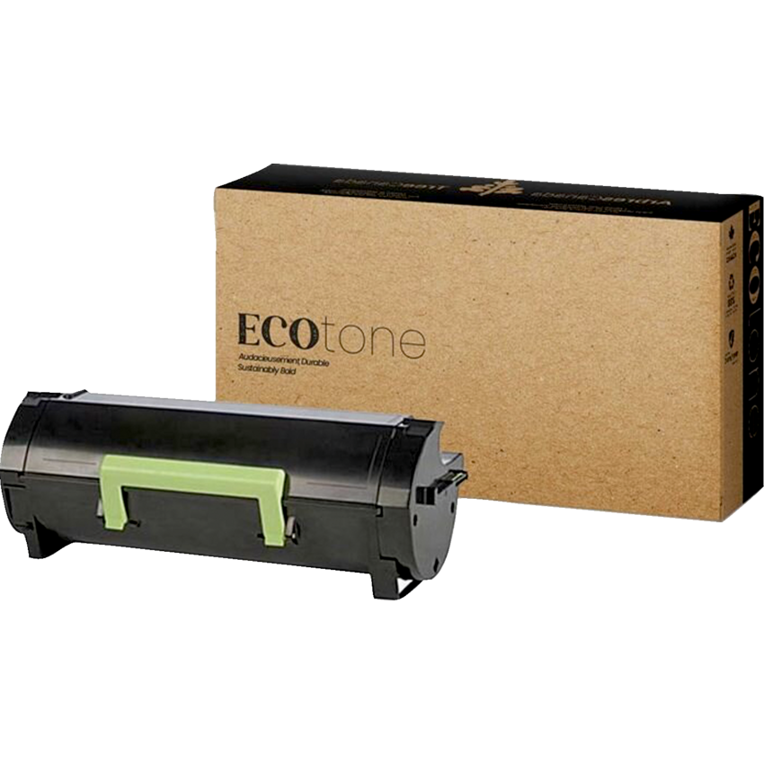 EcoTone® Remanufactured Laser Cartridge (Lex 51B1000) Black