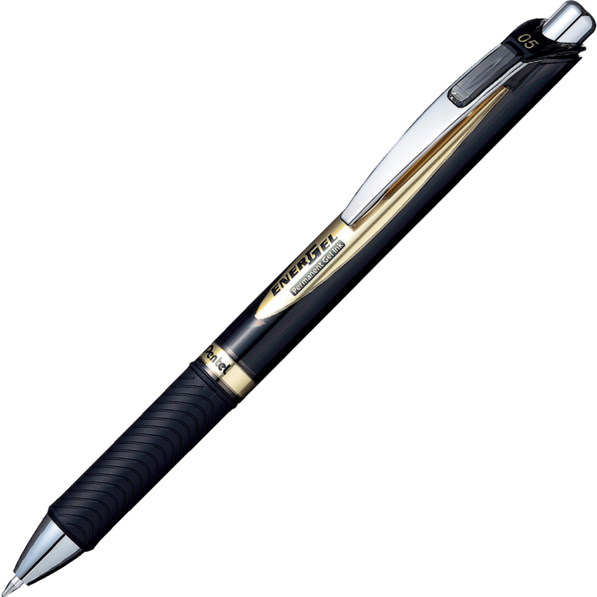 Pentel® EnerGel® RTX® Retractable Permanent Gel Pen 0.5 mm Black