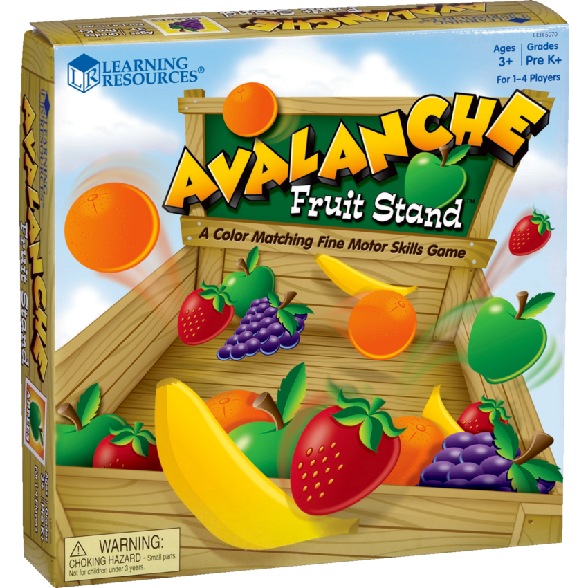 Learning Resources® Avalanche Fruit Stand 44 pieces