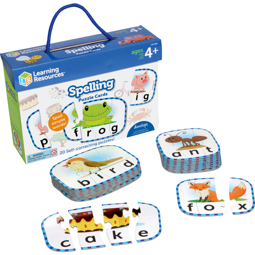 Learning Resources® Puzzle Cards Spelling