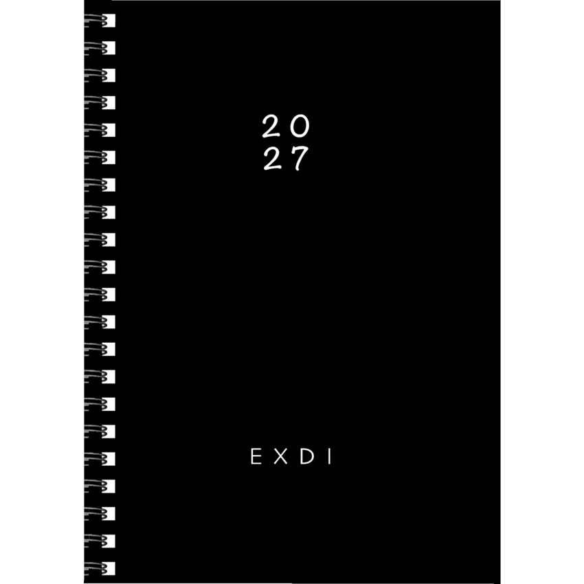 Quo Vadis EXDI Weekly Planner 8-1/4" x 6" Bilingual Assorted Colours