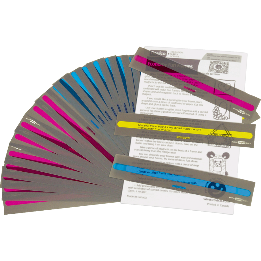 Roylco Highlight Strips Assorted Colours 30/pkg