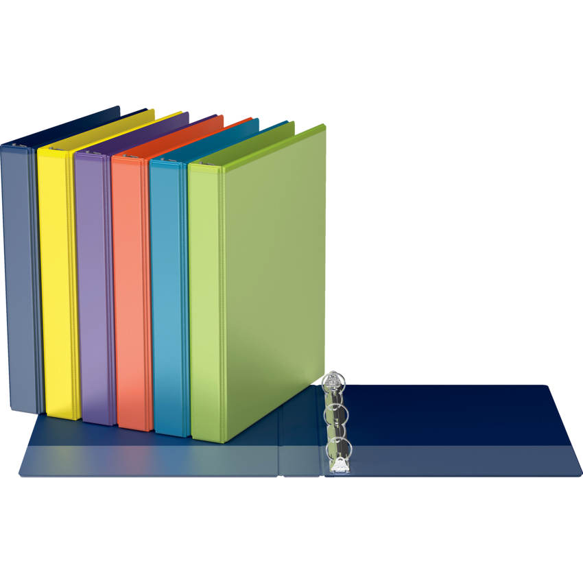 Davis Group Easyview® Premium Round Ring Binder 1-1/2" Turquoise Blue