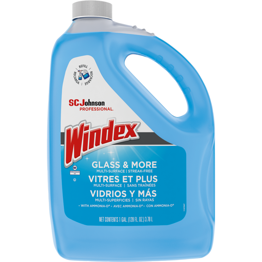 Windex® Glass Cleaner with Ammonia-D® Refill 3.8 L