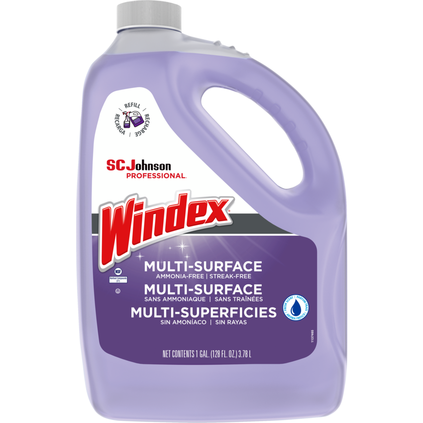 Windex® Mulit-Surface Ammonia-Free Cleaner Refill 3.78 L
