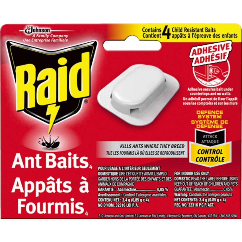Raid® Ant Baits 4/pkg